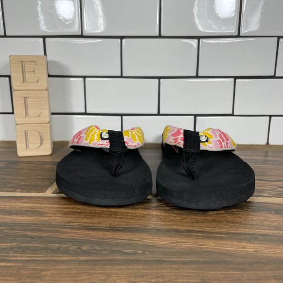 Teva Youth Mush 6282 Multicolor Comfort Slip On Flip Flop Thong Sandals Size 13 - Picture 2 of 8